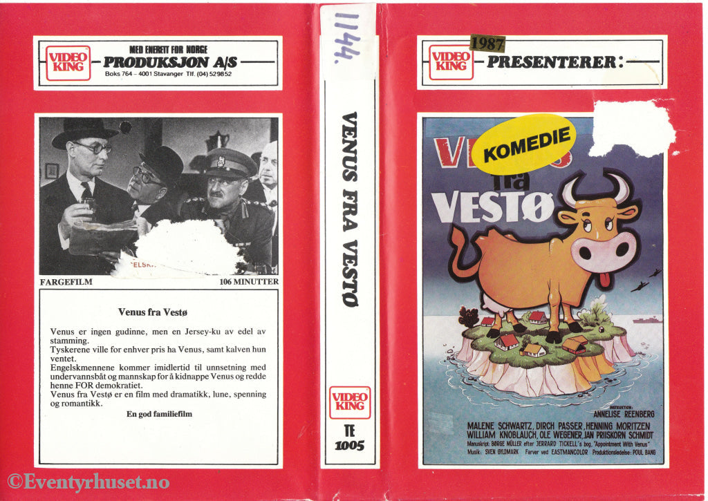 Download / Stream: Venus Fra Vestø. Vhs Big Box. Norwegian Subtitles.