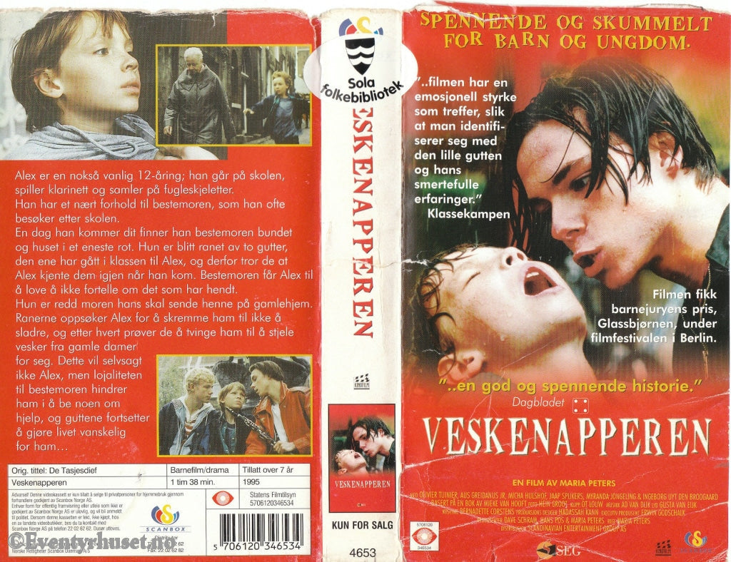 Download / Stream: Veskesnapperen. 1995. Vhs. Norwegian Subtitles. Vhs