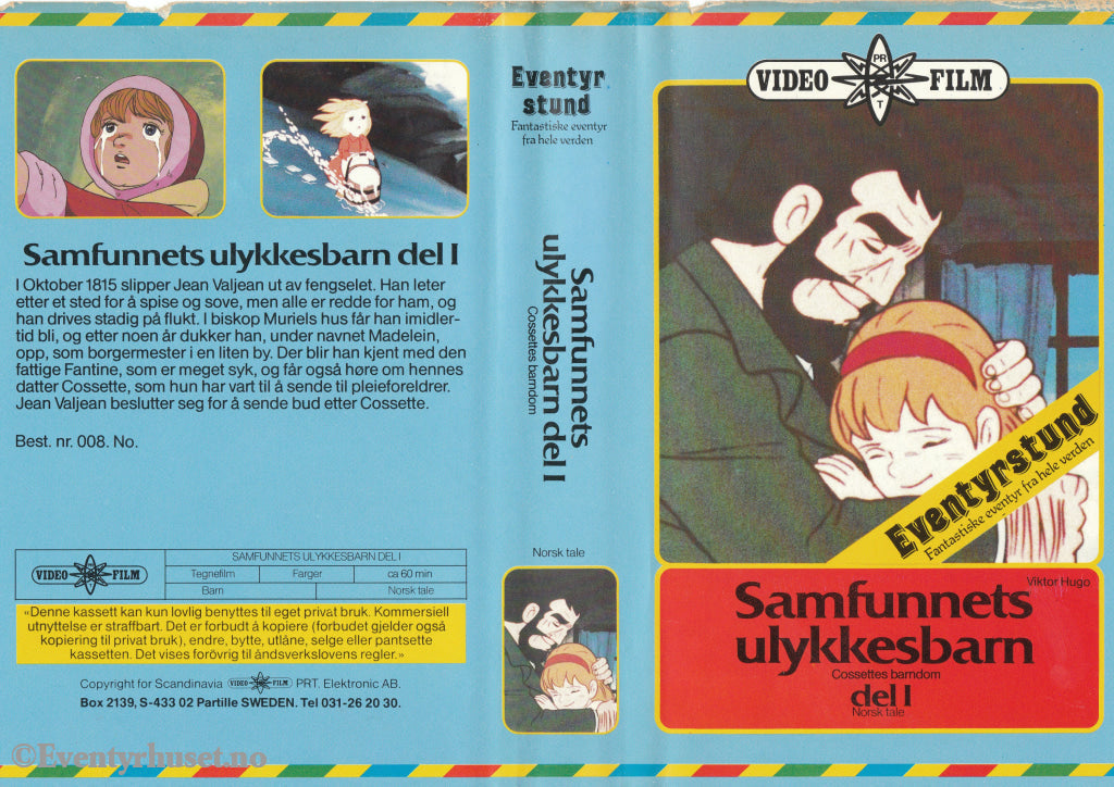 Download / Stream: Viktor Hugo´s Samfunnets Ulykkesbarn. Vol. 1. Cossettes Barndom. Vhs Big Box.