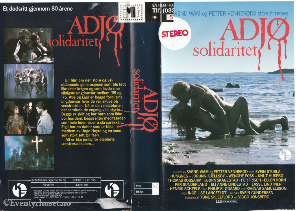 Download / Stream: Wam Og Vemmerød´s Adjø Solidaritet. Vhs Big Box. Norwegian.