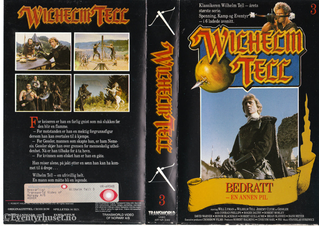 Download / Stream: Wilhelm Tell. Vol. 3. Bedratt - En Annen Pil. 1986. Vhs Big Box. Norwegian