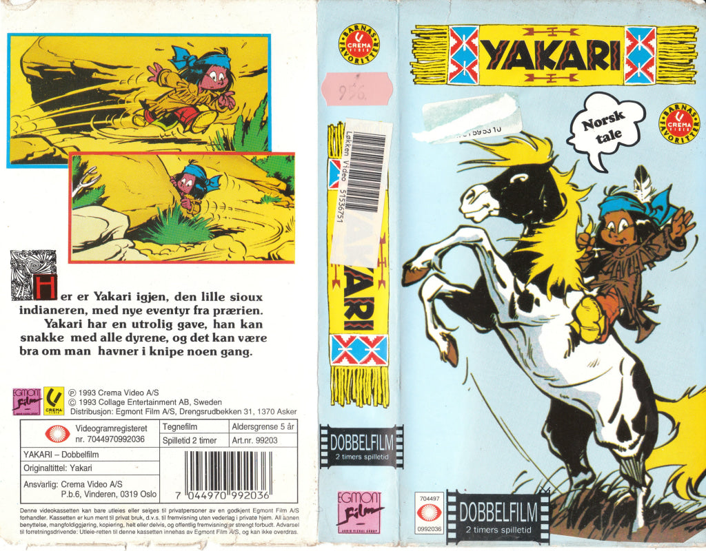 Download / Stream: Yakari. 1993. VHS SB. Norwegian dubbing. VHS