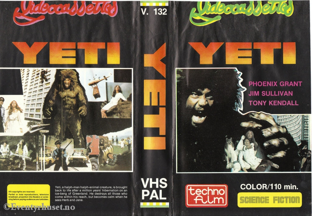Download / Stream: Yeti. 1977. Vhs Big Box. Norwegian Subtitles.