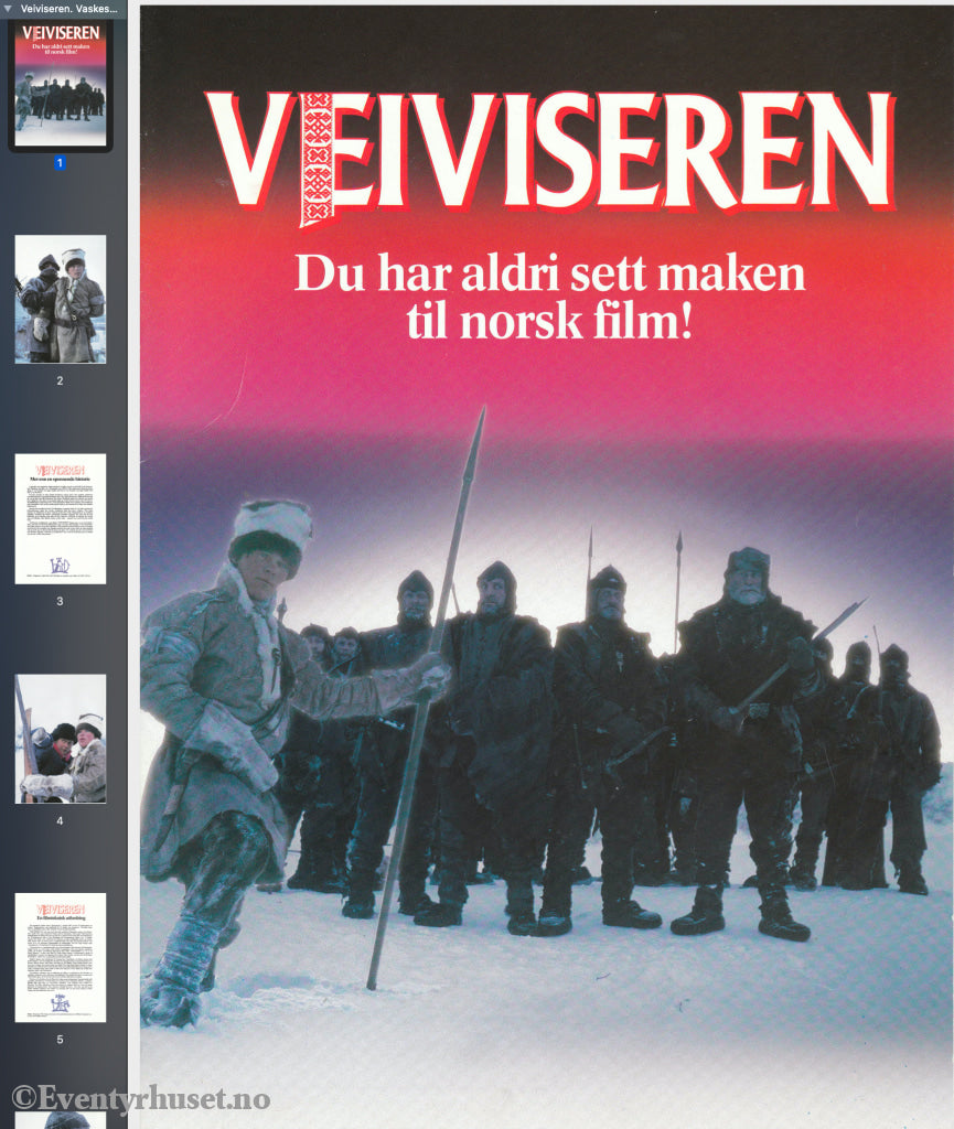 Download: Veiviseren. Unik Brosjyre På 8 Sider Med Norsk Tekst. Digital Fil I Pdf-Format.