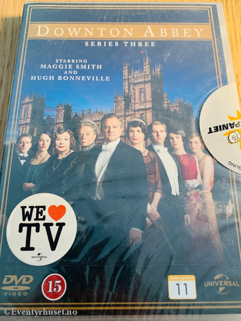 Downtown Abbey. Sesong 3. Dvd. Ny I Plast! Dvd