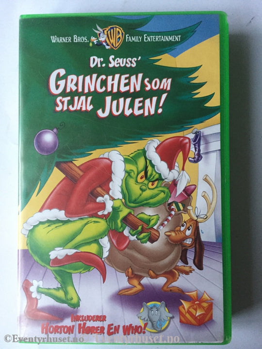 Dr. Seuss Grinchen Som Stjal Julen! 1999. Vhs. Vhs