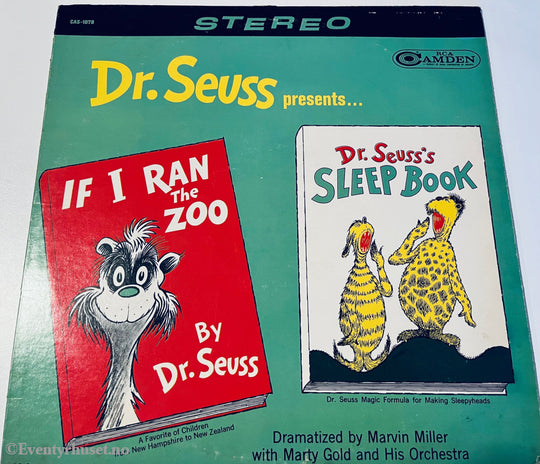 Dr. Seuss Presents If I Ran The Zoo / Sleep Book. Lp. Lp Plate