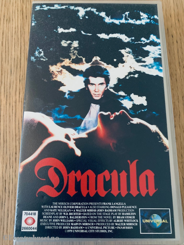 Dracula. 1979. Vhs. Vhs