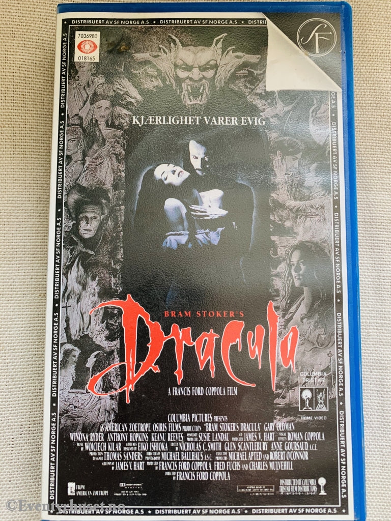 Dracula. 1992. Vhs. Vhs