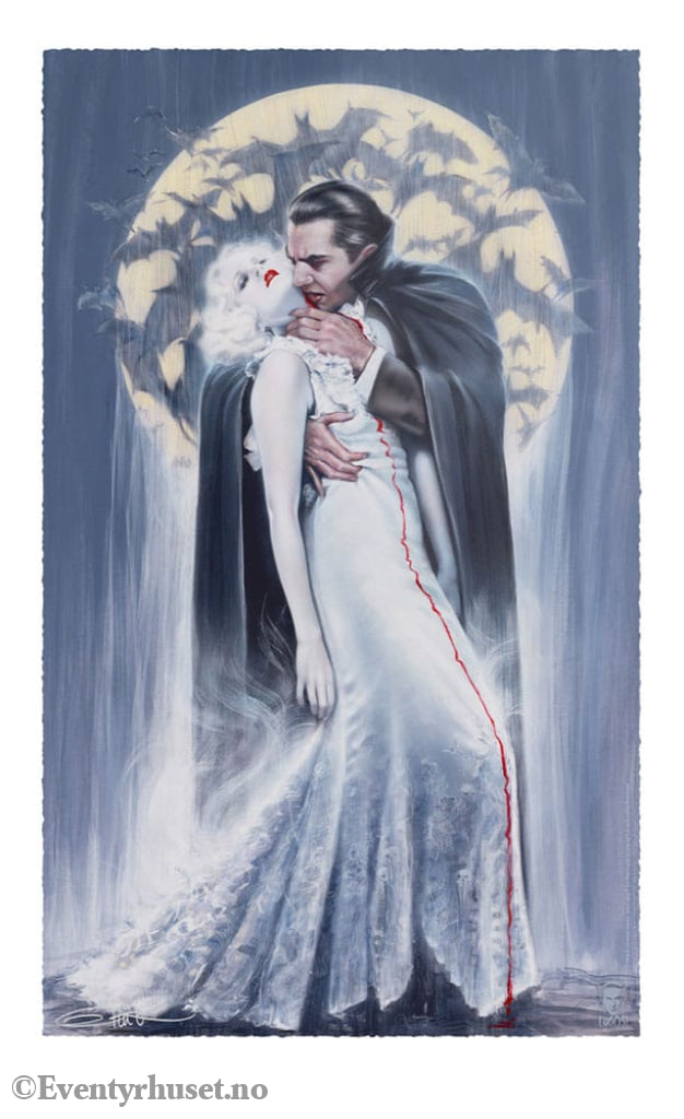 Dracula Art Print The Kiss by Olivia De Berardinis 70 x 43 cm - unframed Home & Gifts