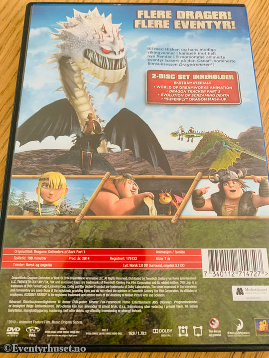Dragetreneren: Defenders of Berk – Part 1 (2013). DVD.