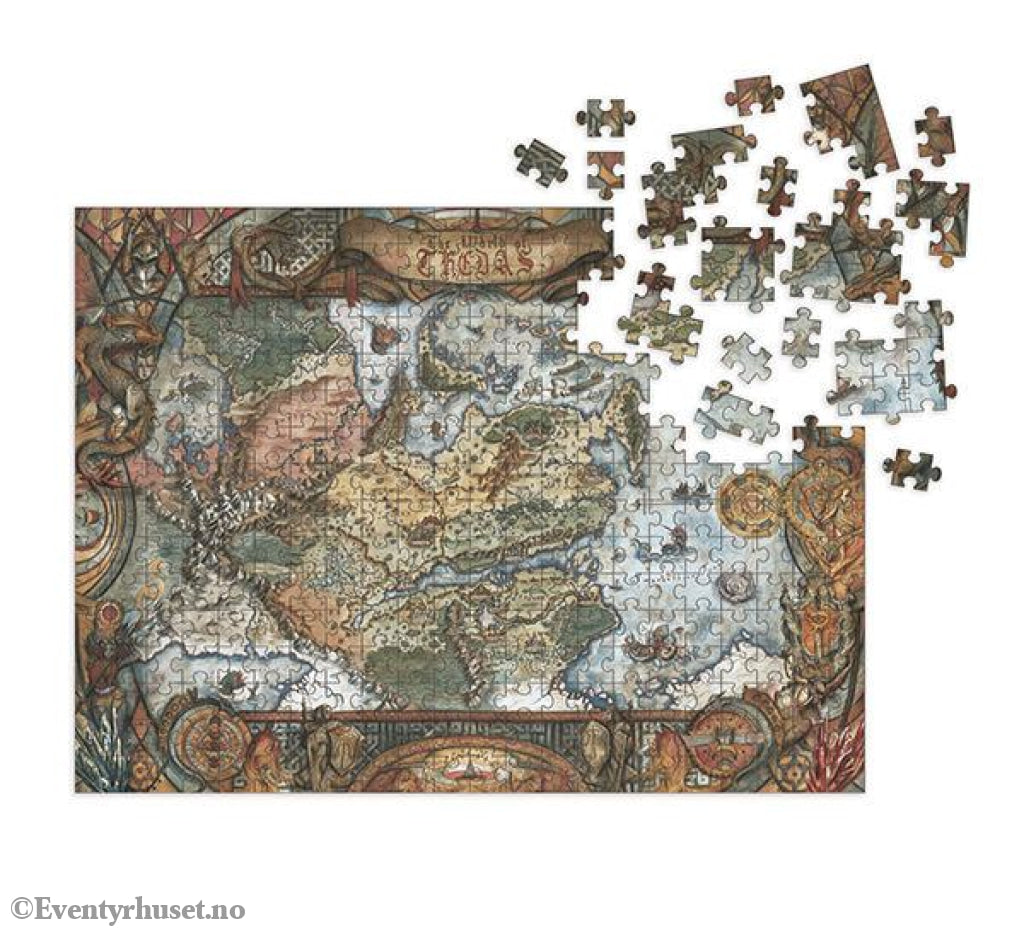 Dragon Age Jigsaw Puzzle World of Thedas Map (1000 pieces) Games