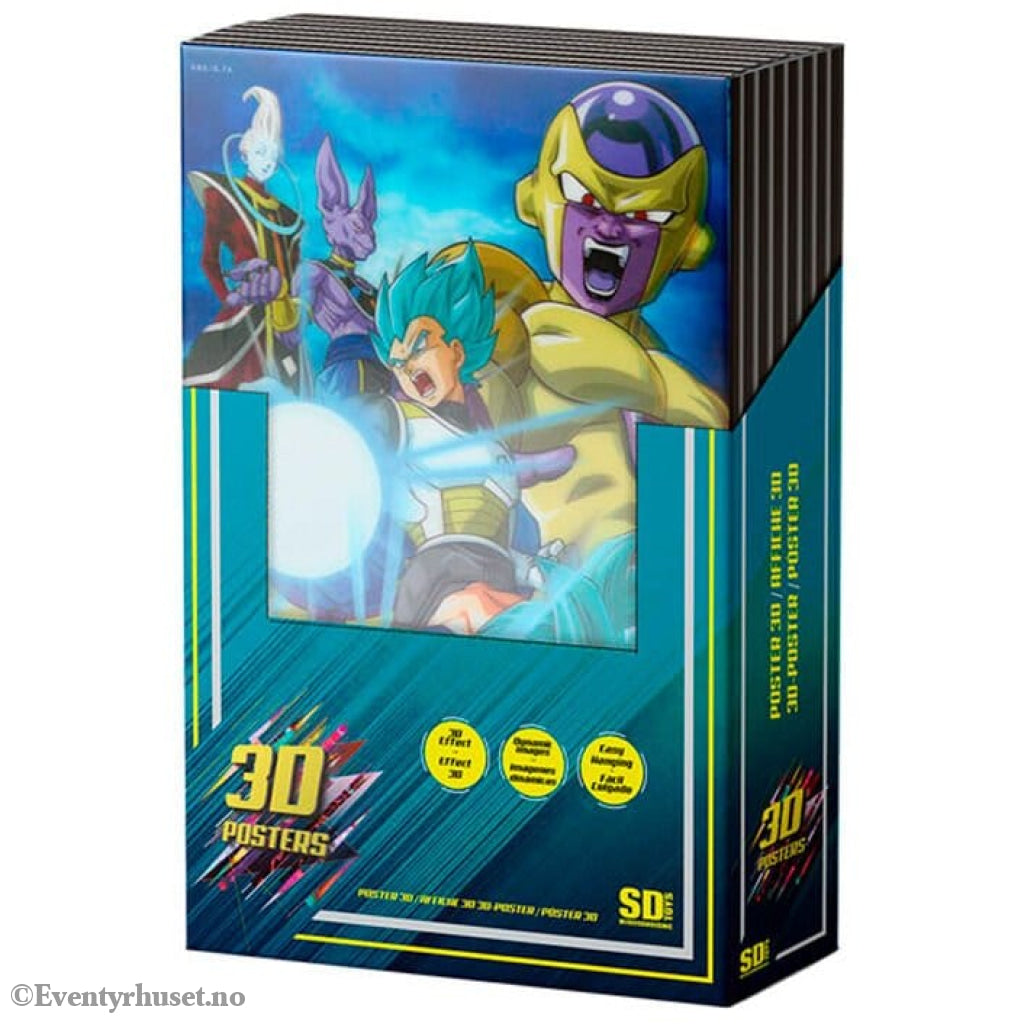 Dragon Ball 3D Poster Dragon Ball & Dragon Ball Super 38 x 58 cm Display (14) Manga & Anime