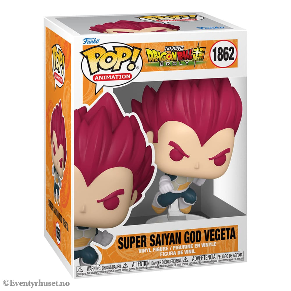 Dragon Ball Super: Broly POP! Animation Vinyl Figure SSG Vegeta 9 cm Collectibles