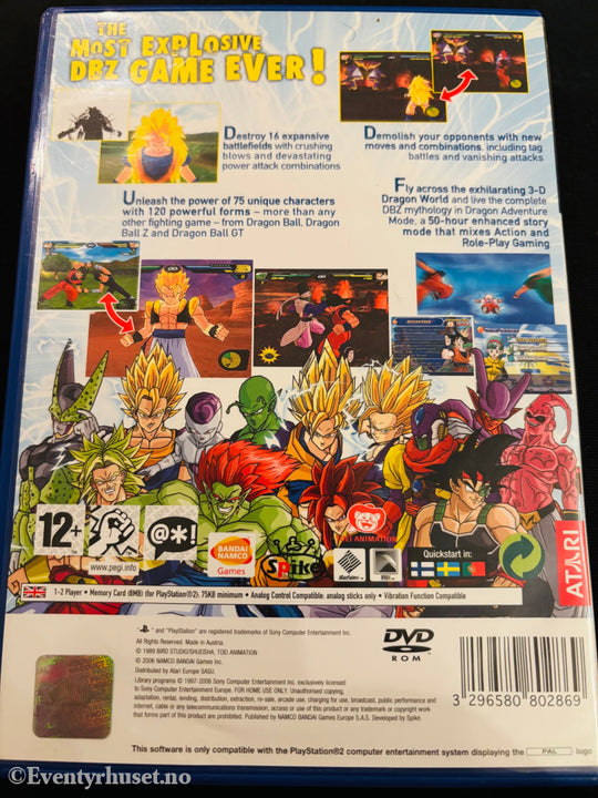 Dragon Ball Z Budokai Tenkaichi 2. PS2. NB: kun cover!