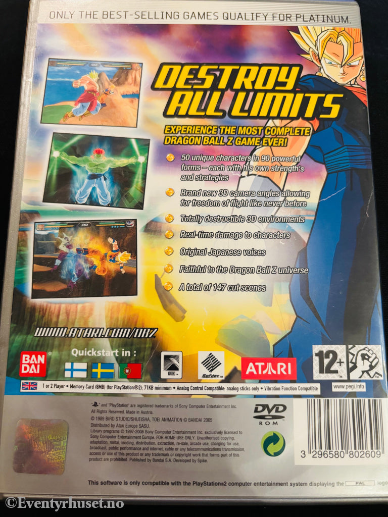 Dragon Ball Z Budokai Tenkaichi. PS2.