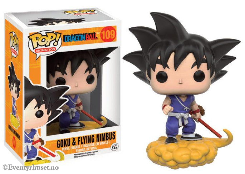 Dragon Ball Z POP! Animation Vinyl Figure Goku and Flying Nimbus 9 cm Collectibles