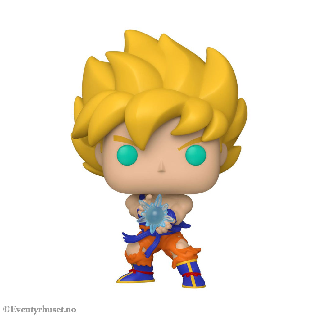 Dragon Ball Z POP! Animation Vinyl Figure SS Goku w/ Kamehameha Wave 9 cm Manga & Anime
