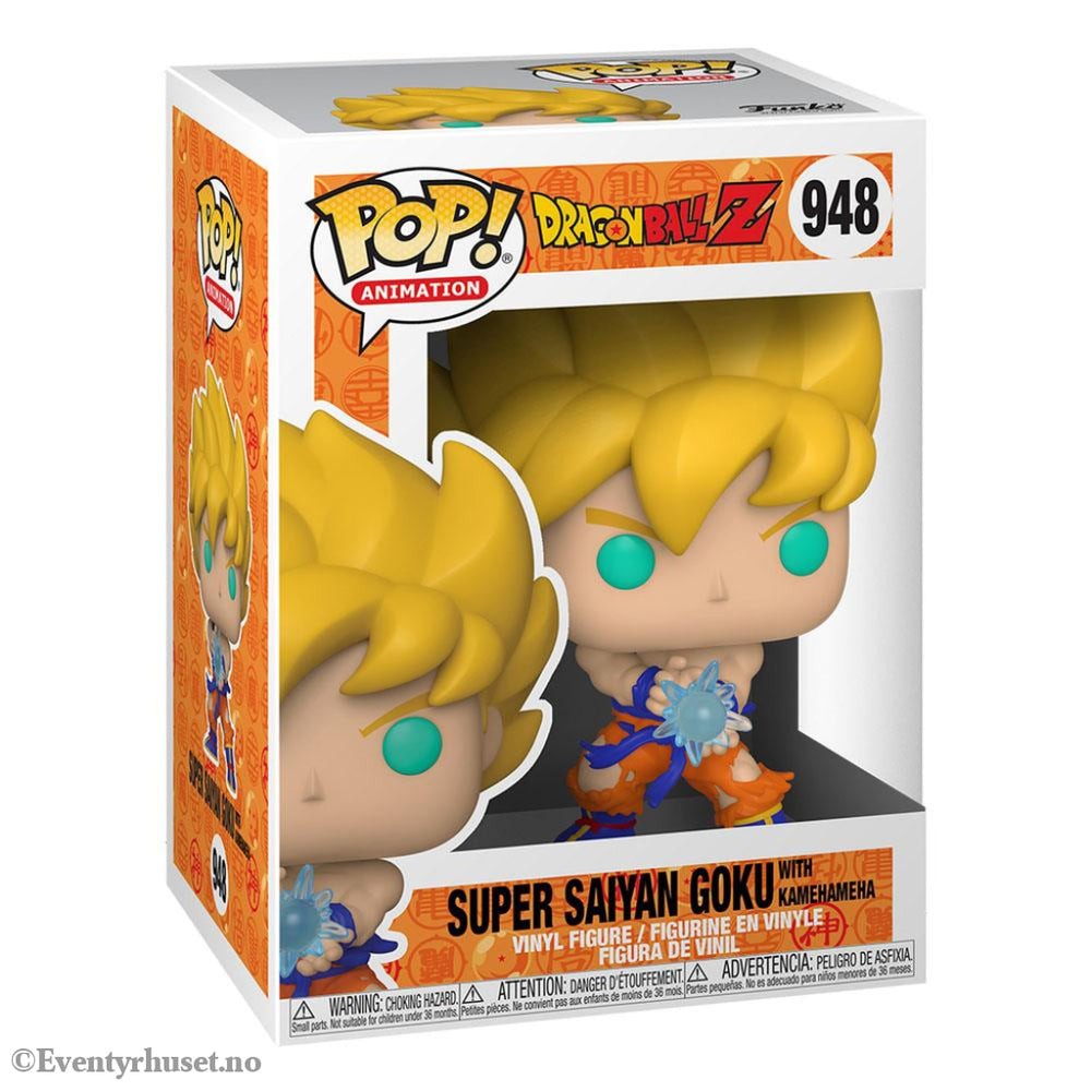 Dragon Ball Z POP! Animation Vinyl Figure SS Goku w/ Kamehameha Wave 9 cm Manga & Anime