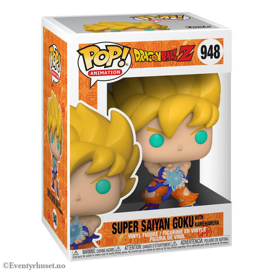 Dragon Ball Z POP! Animation Vinyl Figure SS Goku w/ Kamehameha Wave 9 cm Manga & Anime