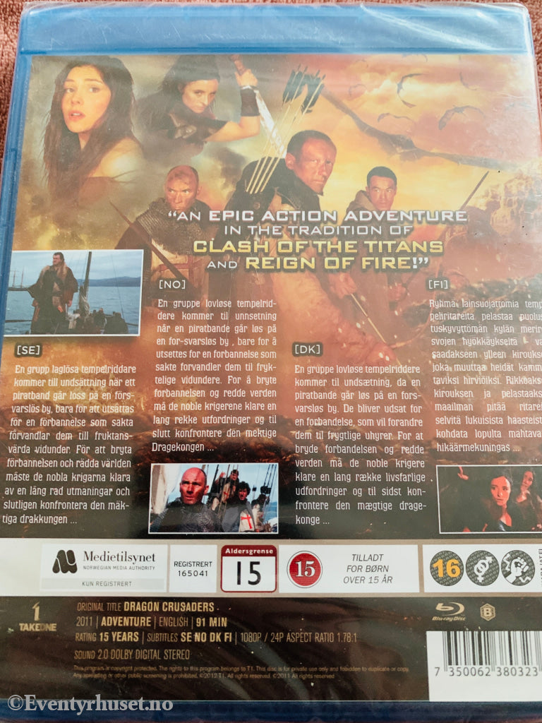 Dragon Crusaders. Blu-ray. Ny i plast!