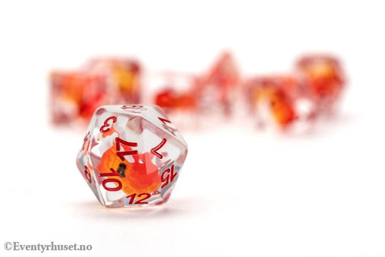 Dragon Storm Inclusion Dice Set Red Dragon (7) Games