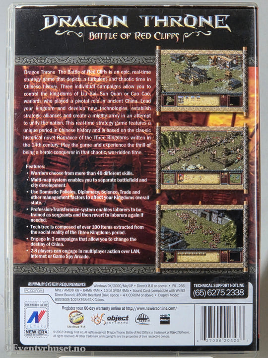 Dragon Throne: Battle of Red Cliffs. 2002. PC-spill. Egmont Film