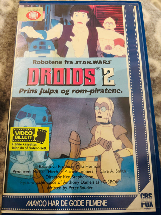 Droids. Vol. 2. 1985. VHS Big Box. VHS Big Box
