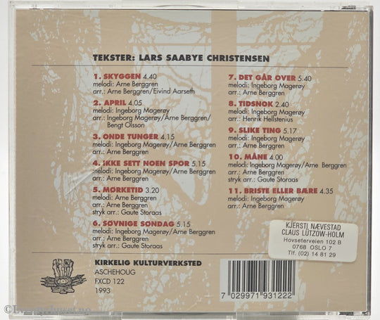 Dronning Mauds Land – Noe som har hendt. 1990. Musikk-CD.