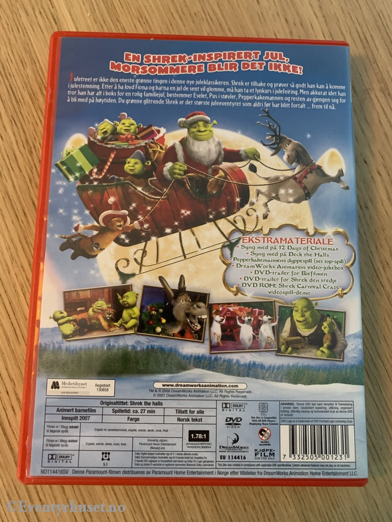 Du Grønne Glitrende Shrek. 2007. Dvd. Dvd