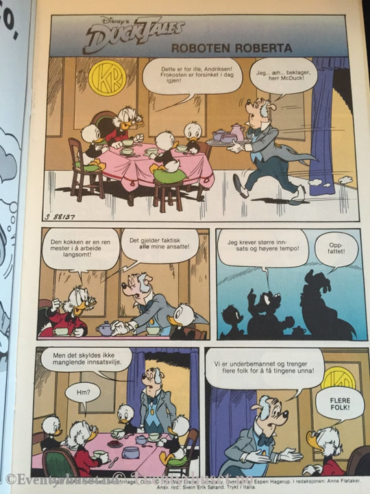 Ducktales 1991/03. Vf/nm. Tegneserieblad