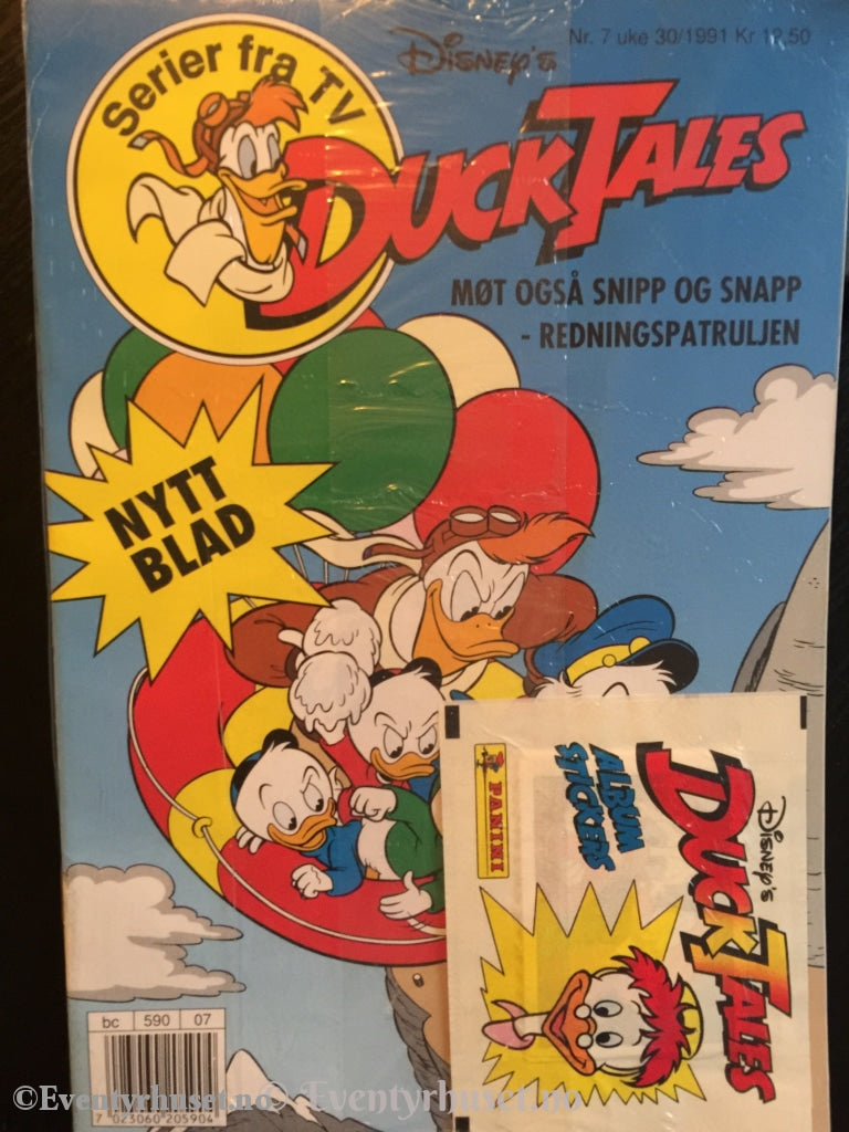 Ducktales 1991/07. Ny I Plast. Tegneserieblad