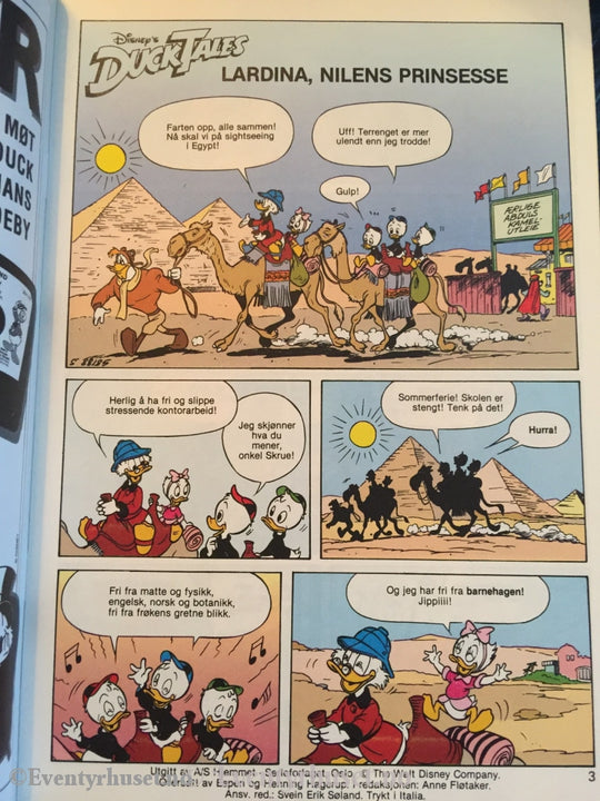 Ducktales 1991/08. Vf/nm Tegneserieblad