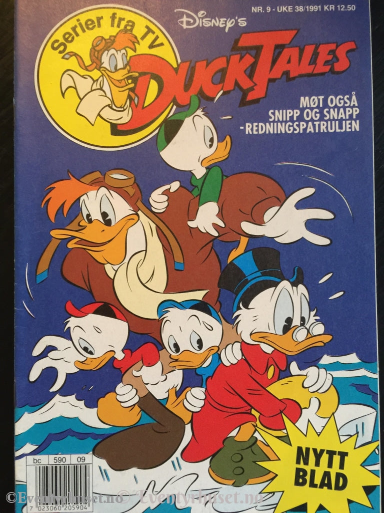 Ducktales 1991/09. Fn+ Tegneserieblad