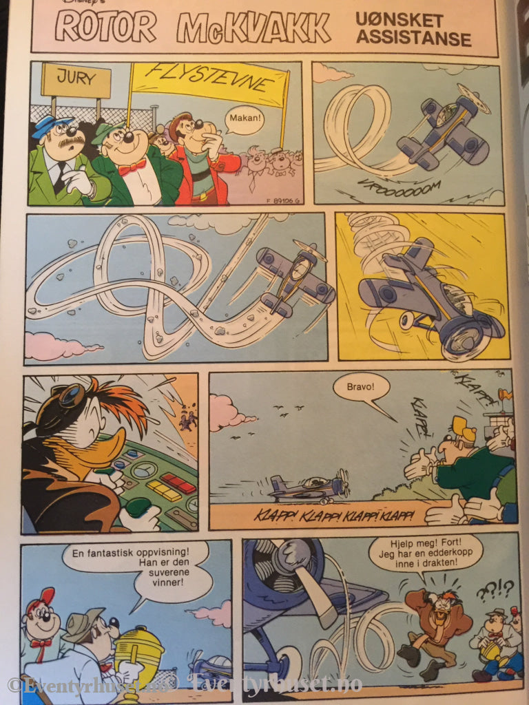 Ducktales 1992/09. Vf/nm. Tegneserieblad