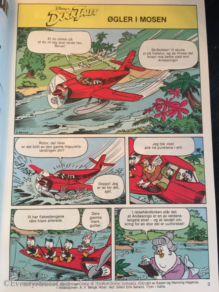 Ducktales 1992/01. Vf/fn. Tegneserieblad