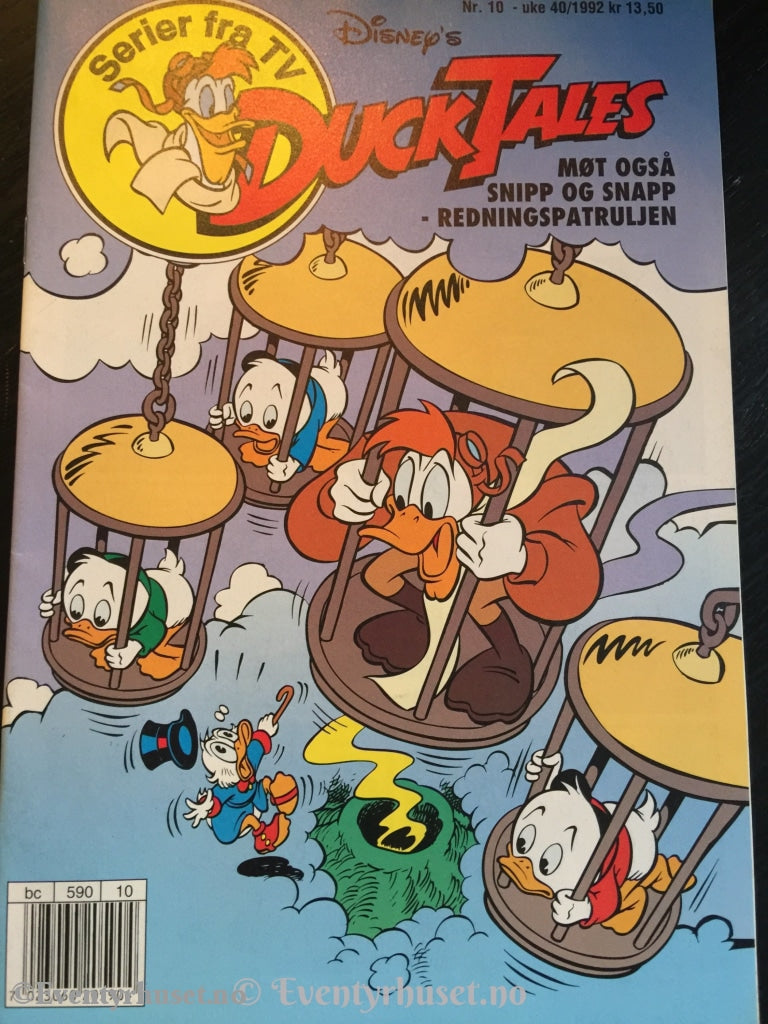 Ducktales 1992/10. Vf-. Tegneserieblad