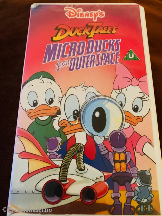 Ducktales - Micro Ducks From Outer Space. Vhs. Engelsk Tale. Vhs