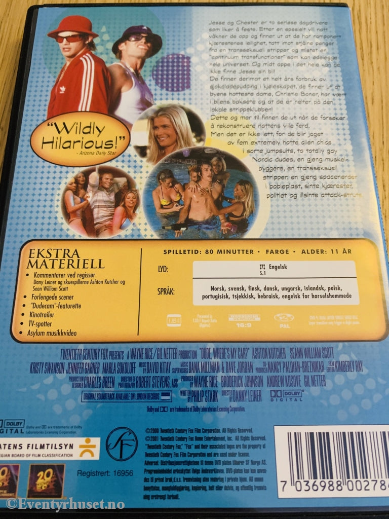 Dude Wheres My Car 2000. Dvd. Dvd