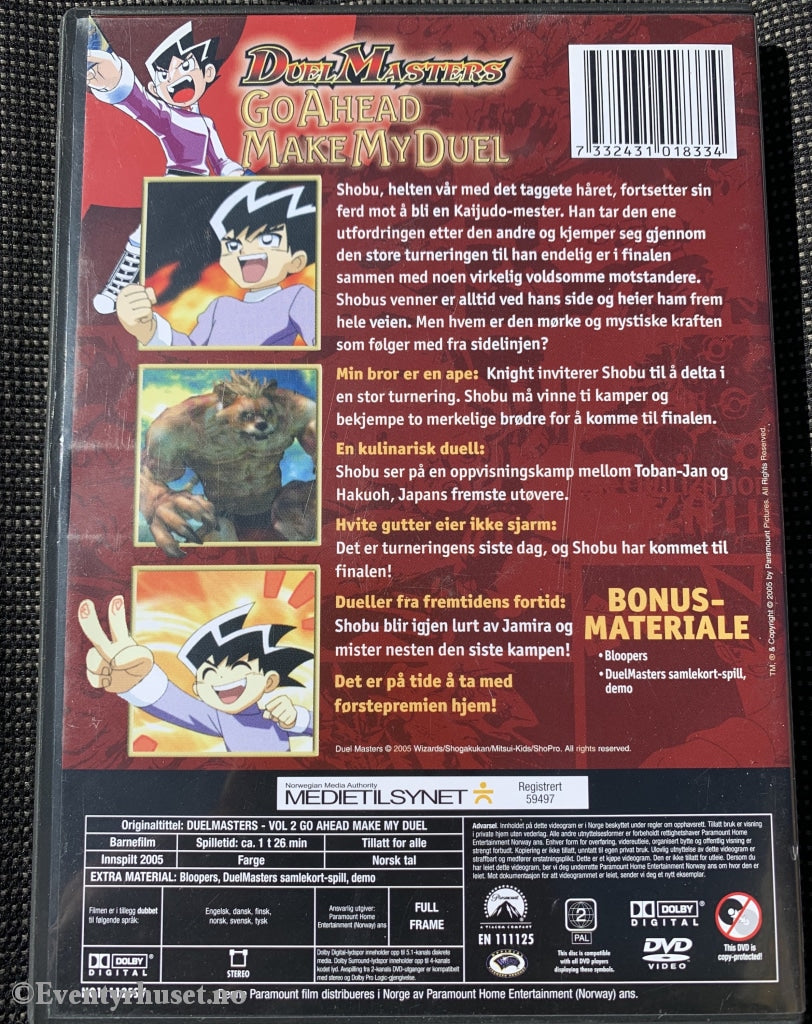 Duel Masters - Go Ahead Make My Duel. 2005. Dvd. Dvd