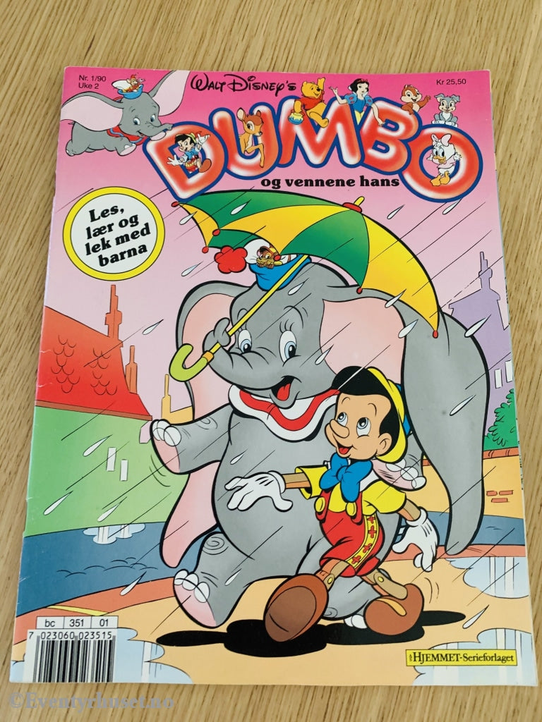 Dumbo Og Vennene Hans. 1990/01. Tegneseriealbum
