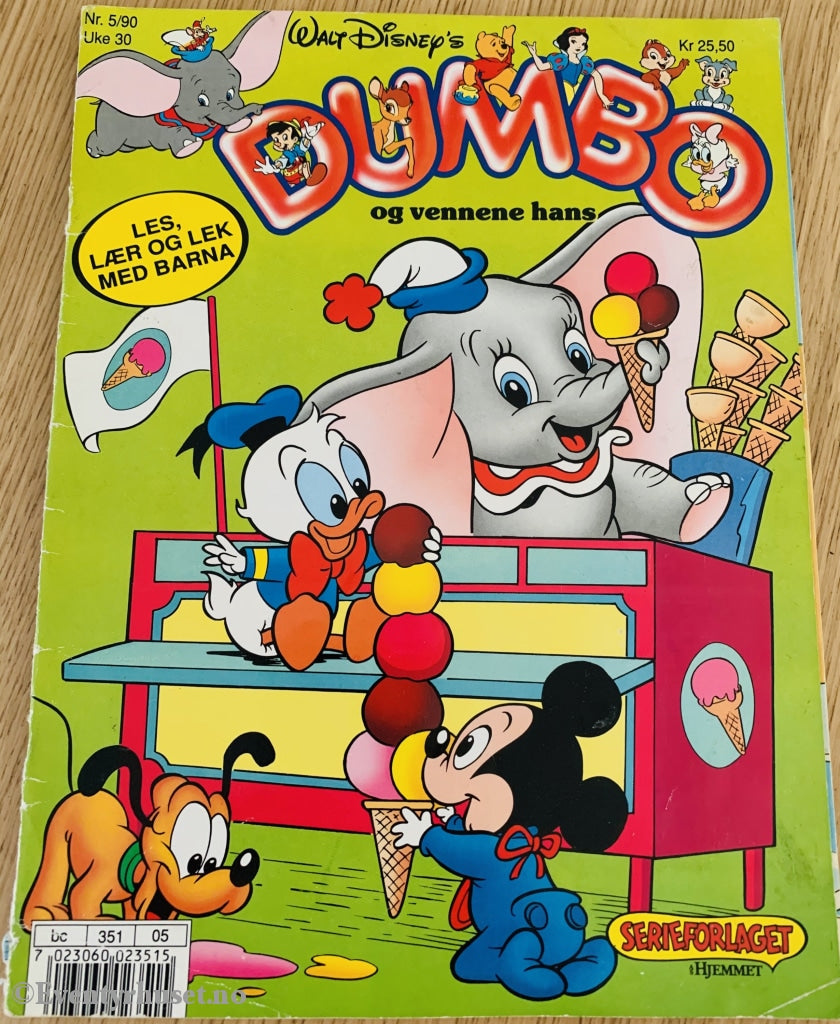 Dumbo Og Vennene Hans. 1990/05. Tegneseriealbum