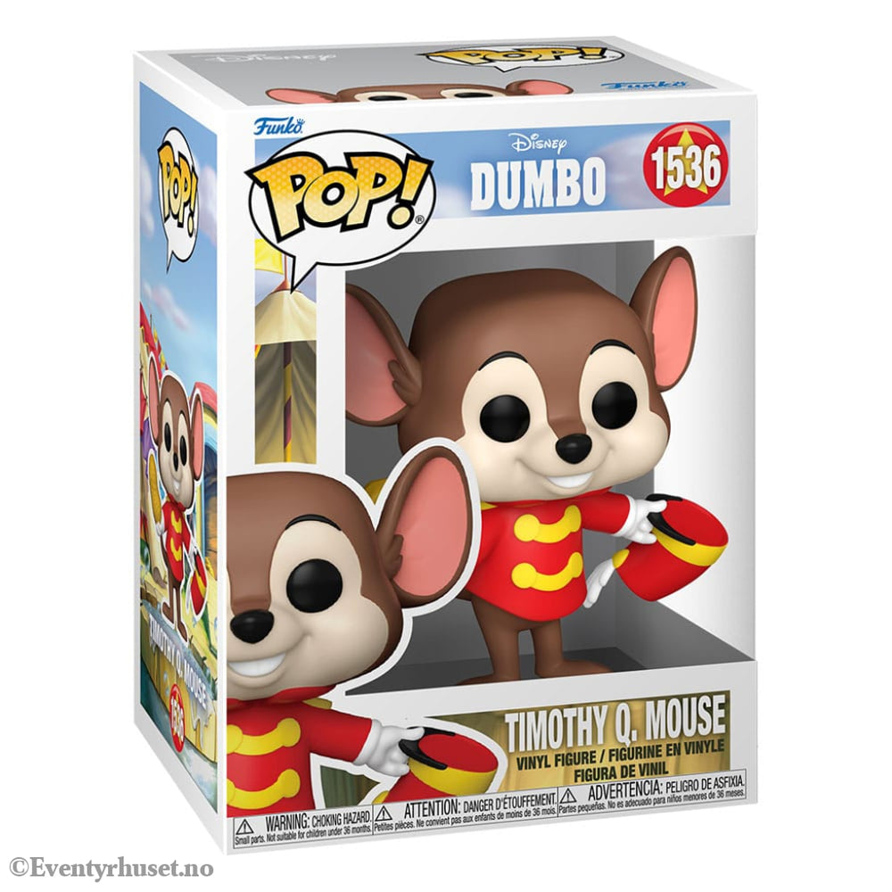Dumbo POP! Disney Vinyl Figure Timothy Q.Mouse 9 cm Collectibles
