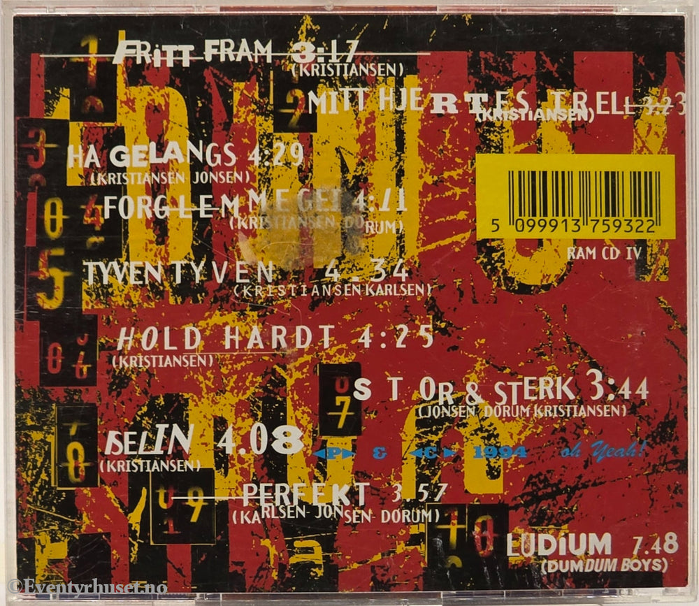 Dumdum Boys - Ludium (1994). Musikk-CD.