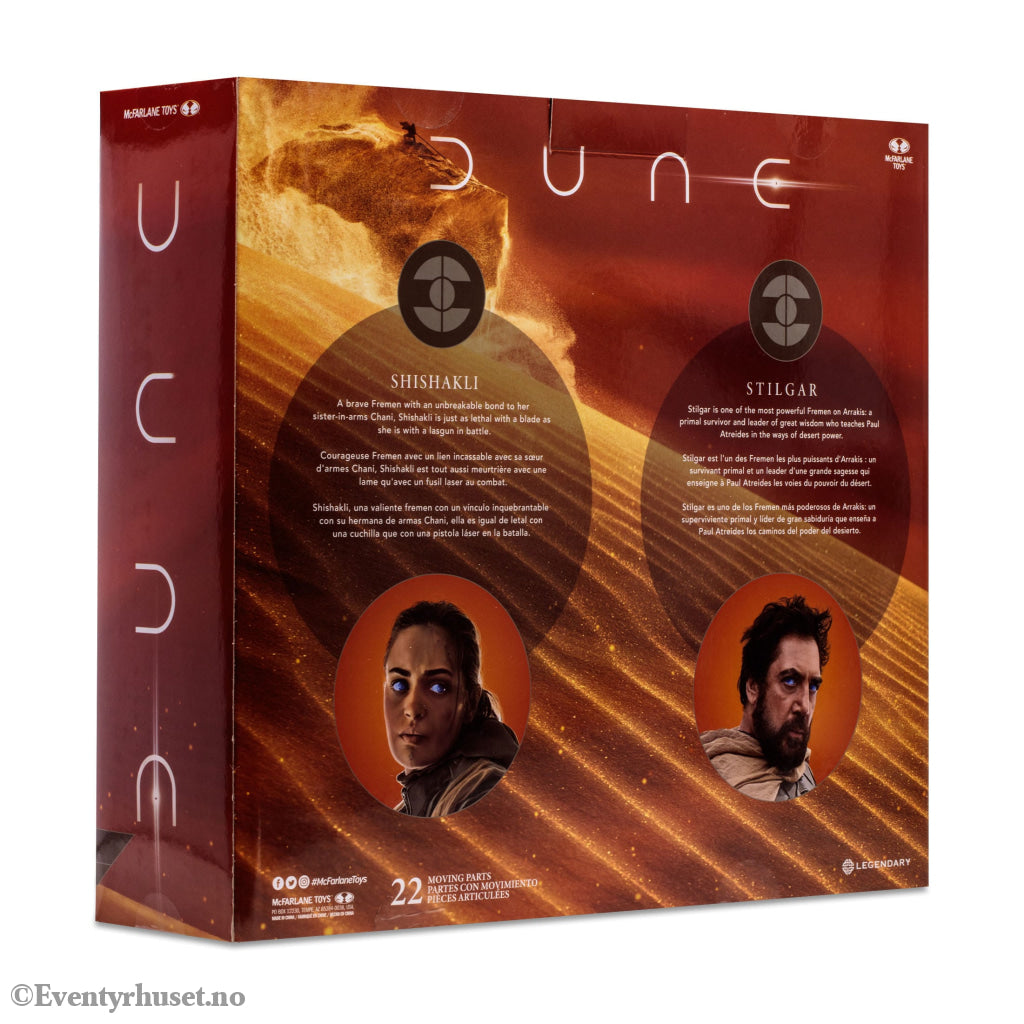 Dune: Part Two Action Figure 2-Pack Stilgar & Shishakli (Gold Label) 18 cm. Mint In Sealed Box (MISB)! Actionfigur