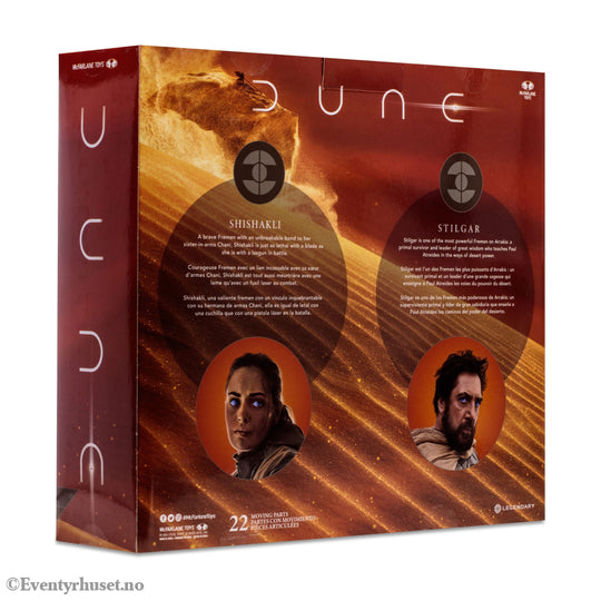 Dune: Part Two Action Figure 2-Pack Stilgar & Shishakli (Gold Label) 18 cm. Mint In Sealed Box (MISB)! Actionfigur
