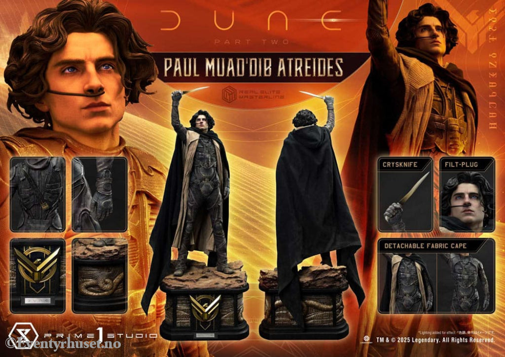 Dune: Part Two Real Elite Masterline Series Statue 1/3 Paul Atreides 90 cm Collectibles