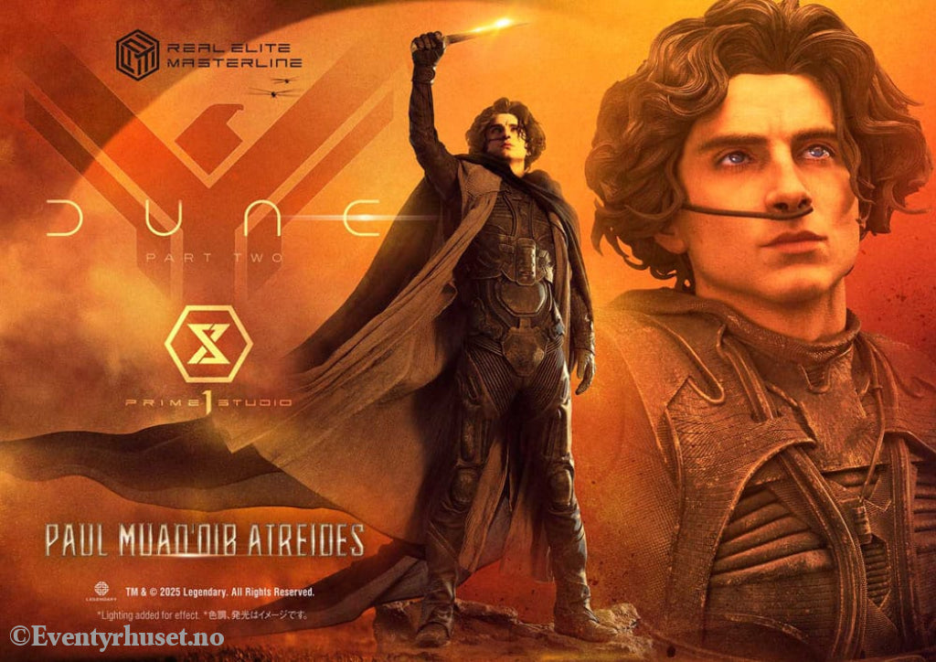 Dune: Part Two Real Elite Masterline Series Statue 1/3 Paul Atreides Ultimate Bonus Version 90 cm Collectibles