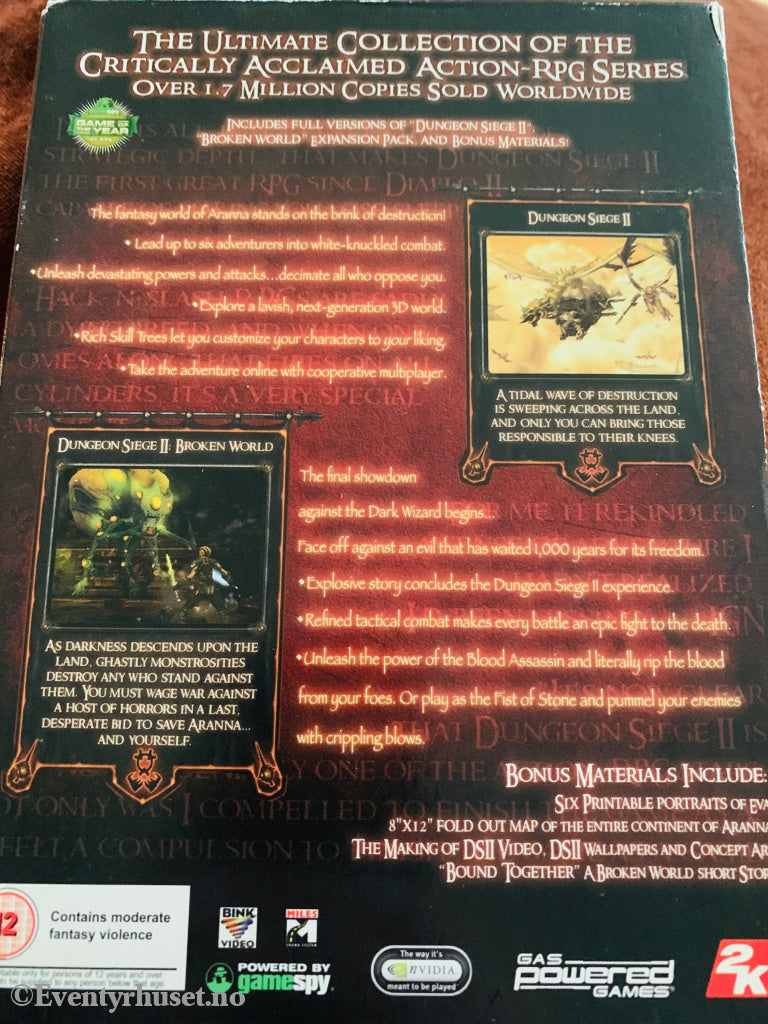 Dungeon Siege II – Deluxe Edition. PC spill.