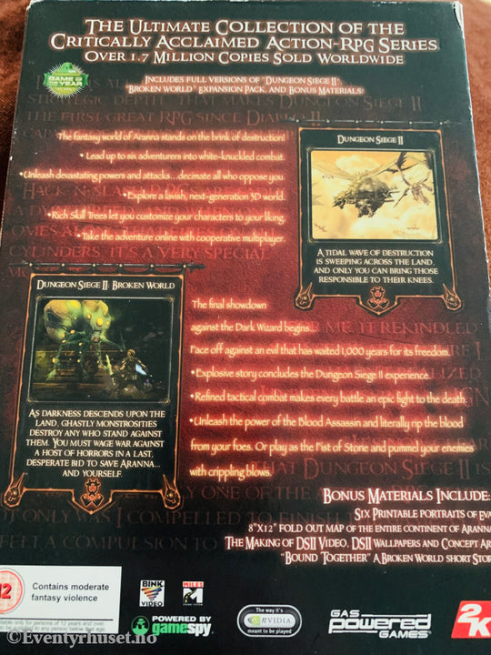 Dungeon Siege II – Deluxe Edition. PC spill.
